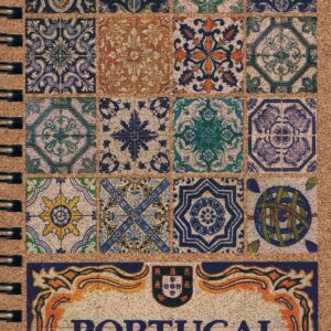 Bloco de Notas em Cortiça Imagens Azulejos Portugal