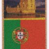 marcador de cortiça com imagens de portugal e bandeira