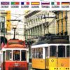Calendário Grande de Lisboa 2021 com 12 Imagens - imagem de elétricos em Lisboa
