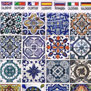 Calendário Grande de Lisboa 2021 com 12 Imagens - Imagens de Azulejos