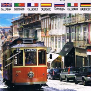 Calendário Grande de Lisboa 2021 com 12 Imagens - Elétrico Lisboa
