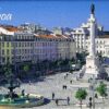 Magnético de Papel Praça do Rossio Lisboa