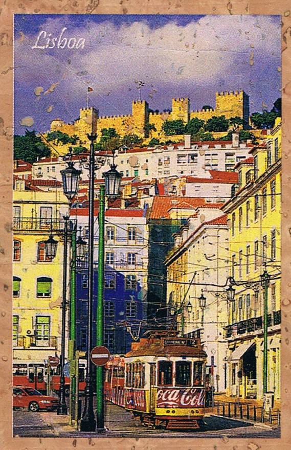Magnético de Cortiça Imagem de Lisboa