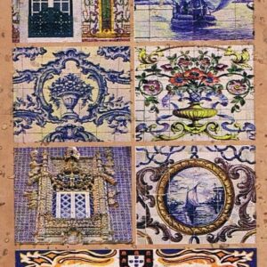 Magnético de Cortiça portugal com Imagens de Azulejos
