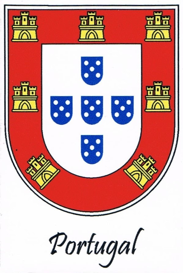 Magnético de Papel Brasão Portugal