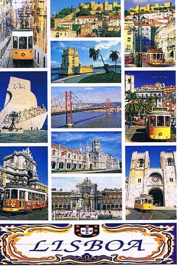 Magnético de Papel Imagens Lisboa