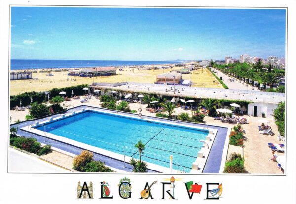 Postal de Papel do Algarve, Imagem de Monte gordo