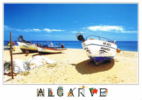 Postal de Papel do Algarve, praia em monte gordo