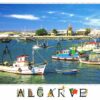 Postal de Papel do Algarve Barcos em Lagos