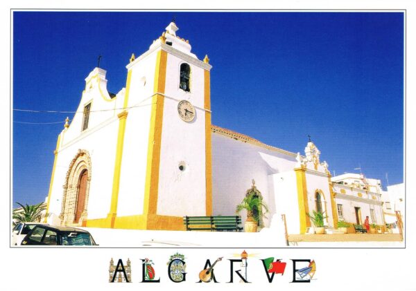 Postal de papel do algarve, Igreja em Faro