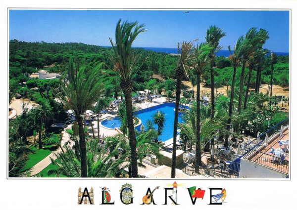 Postal de Papel Algarve - Parque de Campismo Albufeira
