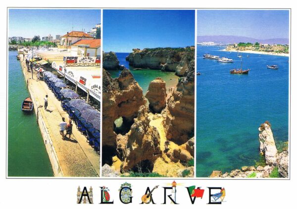 Postal de Papel Algarve com Imagens