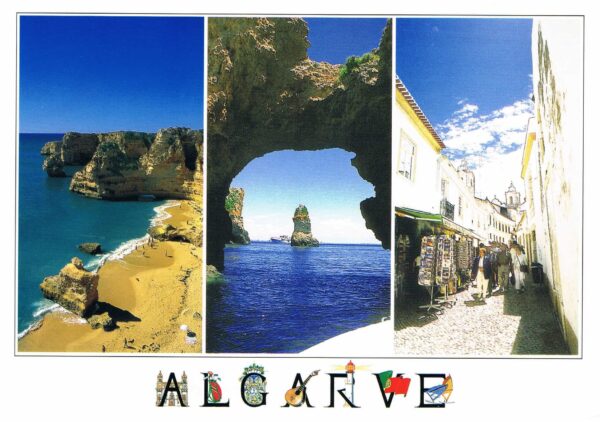 Postal de Papel Imagens do Algarve