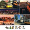Postal de Papel com Imagens de Lisboa e Elétricos