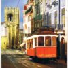 Postal de Papel com Imagem Elétrico de Lisboa