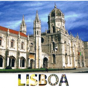 Postal de Papel Mosteiro dos Jeronimos em Lisboa