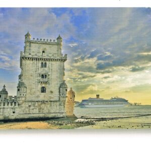 Postal de Papel Imagem Torre de Belém