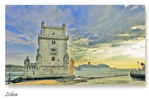 Postal de Papel Imagem Torre de Belém
