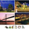 Postal de Papel com imagens de Lisboa
