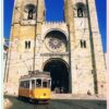 Postal de Papel Imagem Catedral da Sé Lisboa