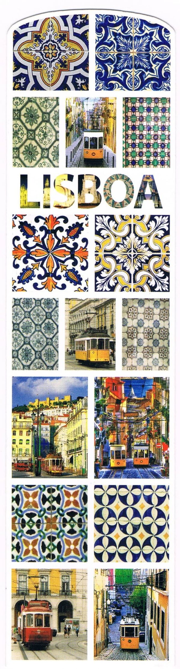 Marcador de Papel Lisboa Imagens e Azulejos