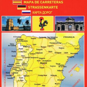 Mapa De Portugal e Espanha - Frente