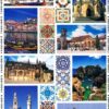 Postal de Papel imagens de Portugal e Azulejos