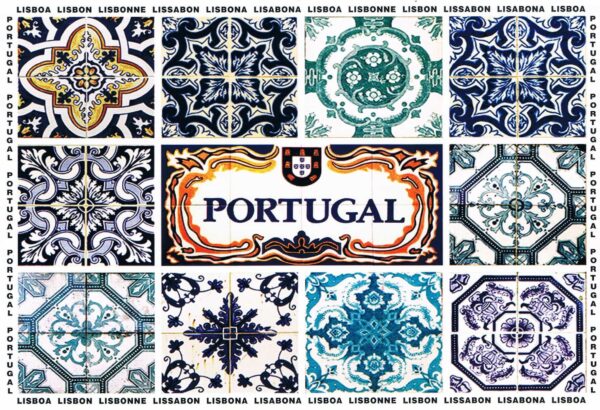 Portal de Papel com imagens de Azulejos Portugal