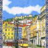 Serigrafia Imagem de Lisboa em Pintura e Azulejo