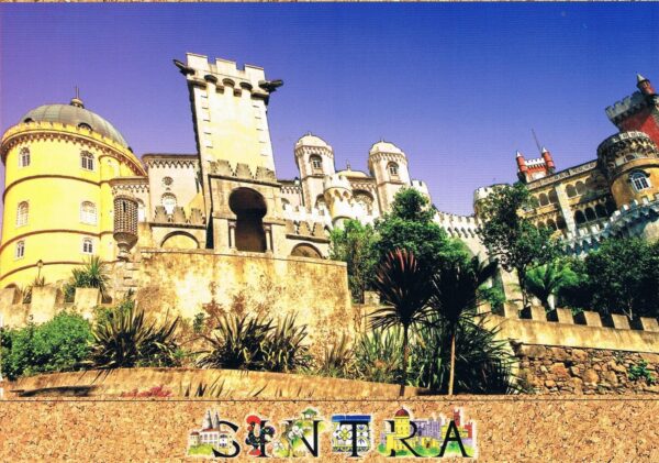 Postal de papel Imagem Castelo da Pena em Sintra