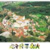 Postal de Papel com imagem aérea da Cidade de Sintra