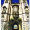 Postal de Papel com imagem Palácio da Pena em Sintra